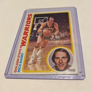 Rick Barry 1978 Topps Basketball Card # 60 Golden State Warriors Vintage